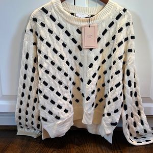 NWT La Ligne cotton sweater.